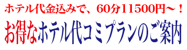 ホテル代金コミコミプラン
